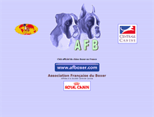 Tablet Screenshot of afboxer.com